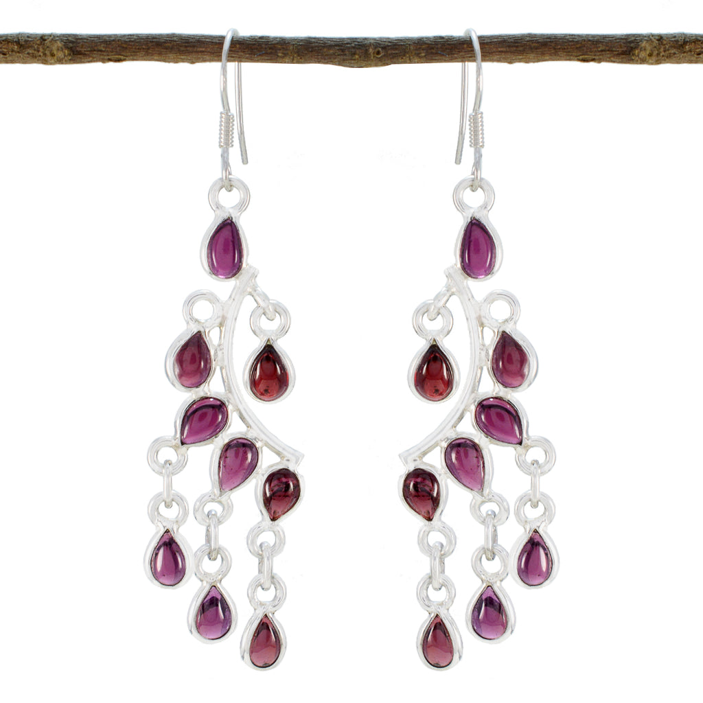 Garnet-Spanish-Micaela-multiple-Dangle-Red-925-Silver-Earring