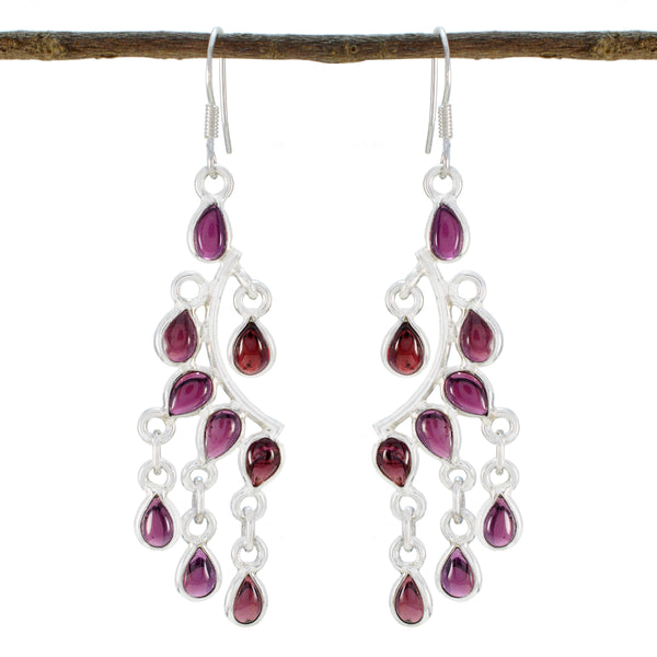 Garnet-Spanish-Micaela-multiple-Dangle-Red-925-Silver-Earring