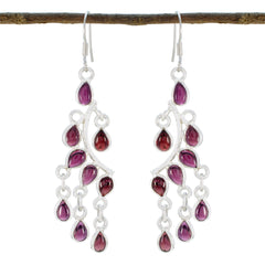 Garnet-Spanish-Micaela-multiple-Dangle-Red-925-Silver-Earring