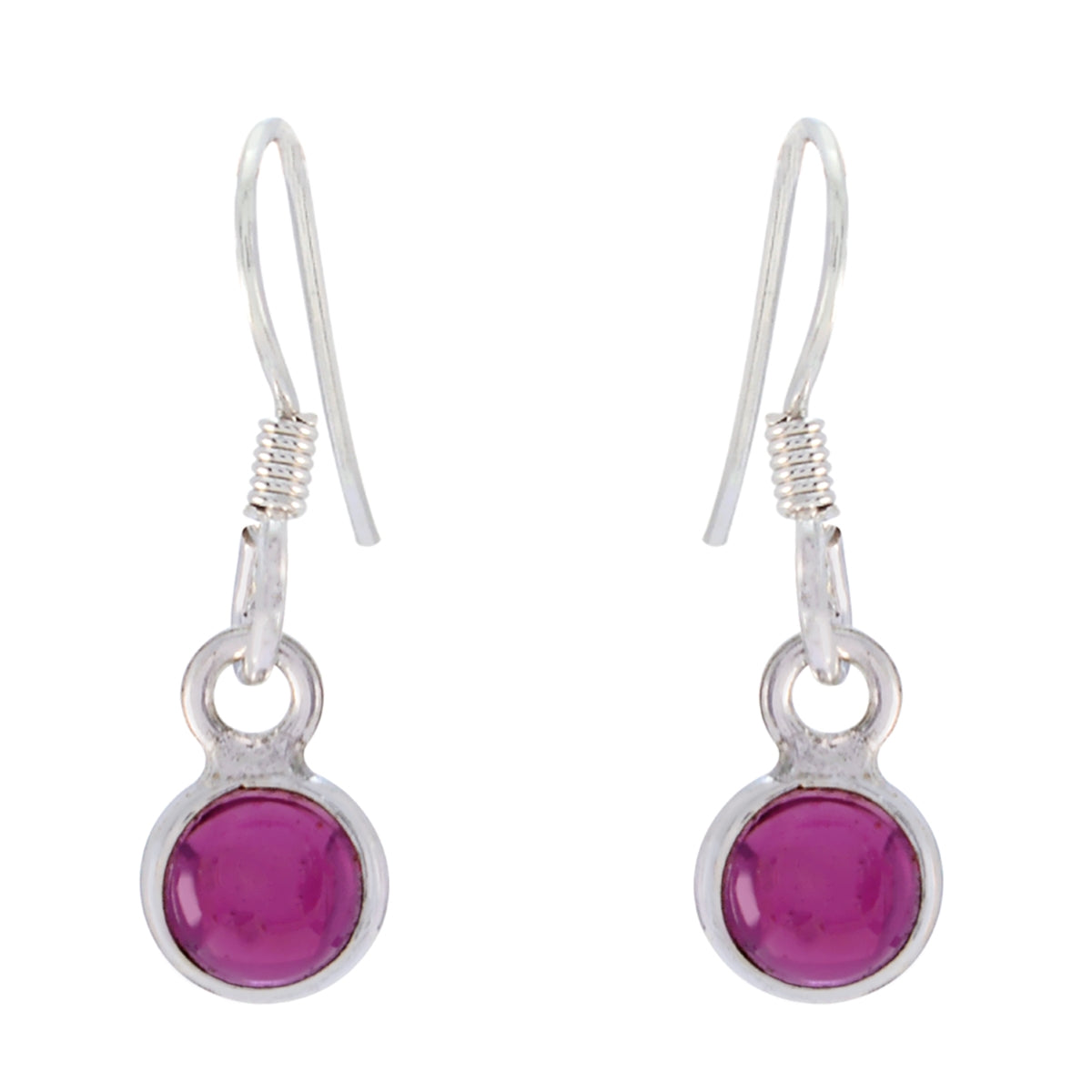 Garnet-Latin-American-Milagros-multiple-Dangle-Red-92.5-Silver-Earring