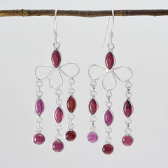 Garnet-French-Natalia-multiple-Dangle-Red-Sterling-Silver-Earring
