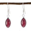 Garnet-Moroccan-Paula-multiple-Dangle-Red-Silver-Earring