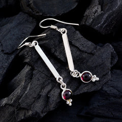 Garnet-Italian-Eliza-multiple-Dangle-Red-925-Sterling-Silver-Earring