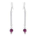 Garnet-Italian-Eliza-multiple-Dangle-Red-925-Sterling-Silver-Earring