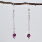 Garnet-Italian-Eliza-multiple-Dangle-Red-925-Sterling-Silver-Earring