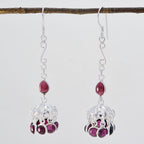 Garnet-Australian-Emilia-multiple-Dangle-Red-925-Silver-Earring