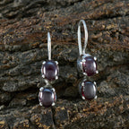Garnet-Korean-Renata-multiple-Dangle-Red-Silver-Earring