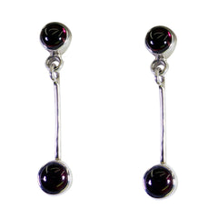 Garnet-Japanese-Rosa-multiple-Stud-Red-Silver-Earring