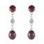 Garnet-Turkish-Sara-multiple-Stud-Red-925-Silver-Earring