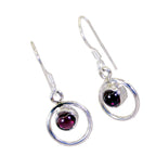 Garnet-Italian-Sofía-multiple-Dangle-Red-Sterling-Silver-Earring
