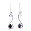 Garnet-Middle-Eastern-Teresa-multiple-Dangle-Red-Sterling-Silver-Earring