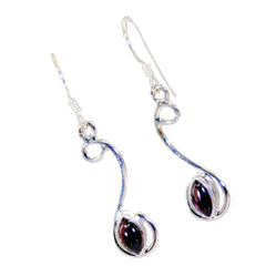 Garnet-Middle-Eastern-Teresa-multiple-Dangle-Red-Sterling-Silver-Earring