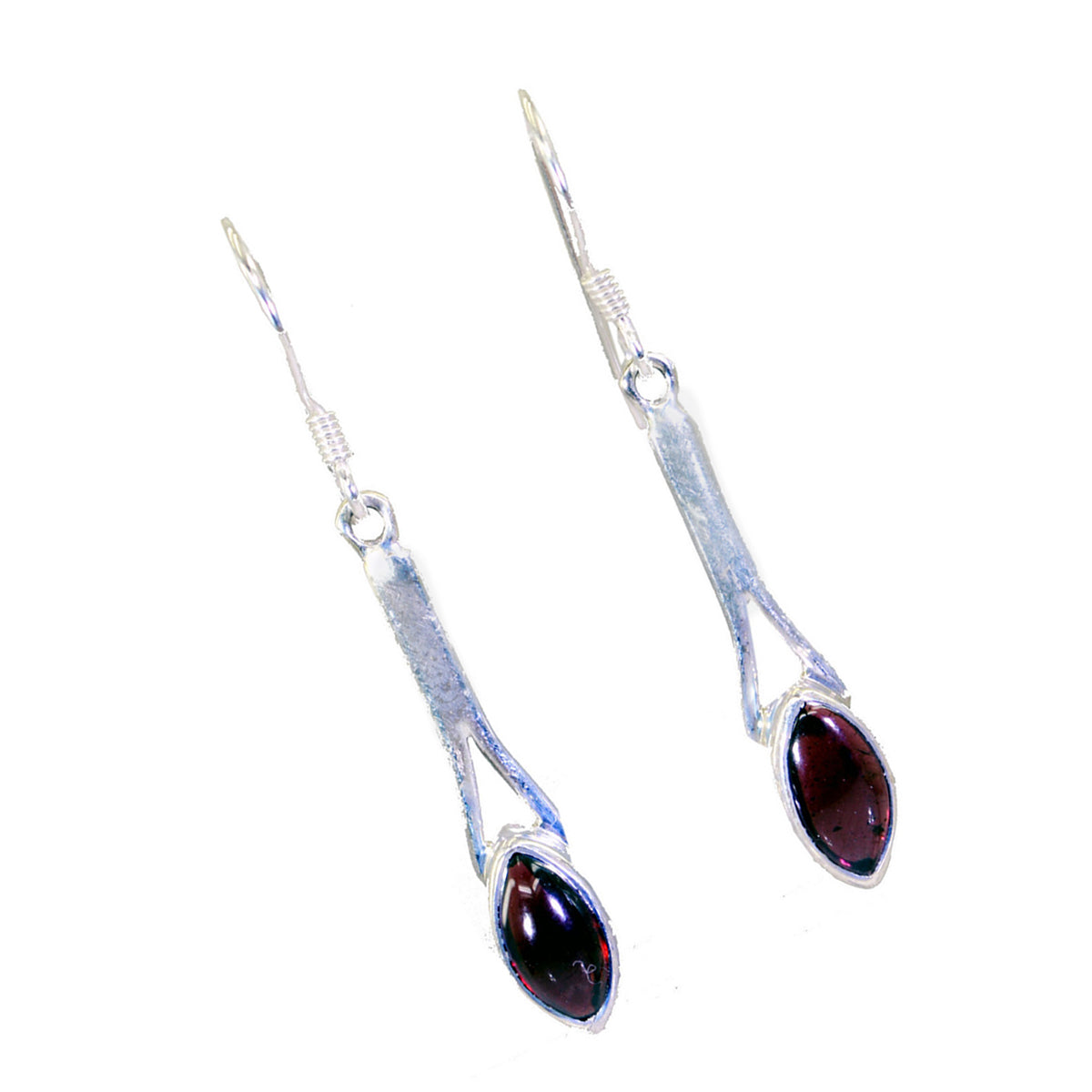 Garnet-Australian-Victoria-multiple-Dangle-Red-92.5-Silver-Earring