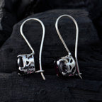 Garnet-German-Marie-multiple-Dangle-Red-Sterling-Silver-Earring