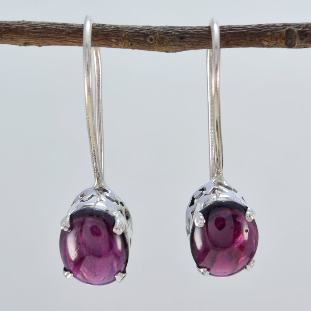 Garnet-German-Marie-multiple-Dangle-Red-Sterling-Silver-Earring