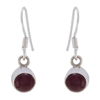 Garnet-French-Addison-multiple-Dangle-Red-925-Sterling-Silver-Earring