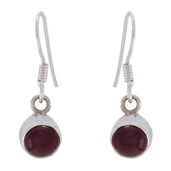 Garnet-French-Addison-multiple-Dangle-Red-925-Sterling-Silver-Earring