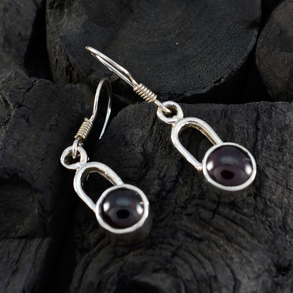 Garnet-African-Aisha-multiple-Dangle-Red-92.5-Silver-Earring