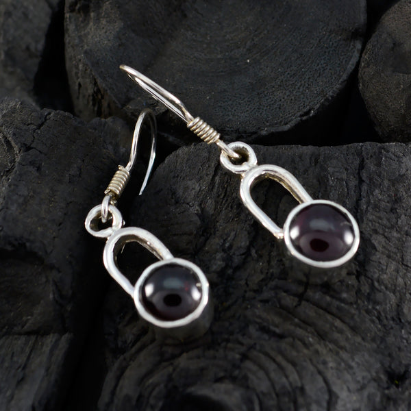Garnet-African-Aisha-multiple-Dangle-Red-92.5-Silver-Earring