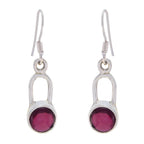 Garnet-African-Aisha-multiple-Dangle-Red-92.5-Silver-Earring