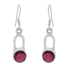Garnet-African-Aisha-multiple-Dangle-Red-92.5-Silver-Earring