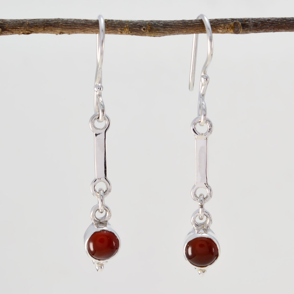 Garnet-Russian-Alice-multiple-Dangle-Red-92.5-Silver-Earring