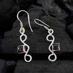 Garnet-Moroccan-Alina-multiple-Dangle-Red-925-Silver-Earring