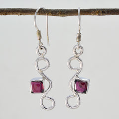 Garnet-Moroccan-Alina-multiple-Dangle-Red-925-Silver-Earring