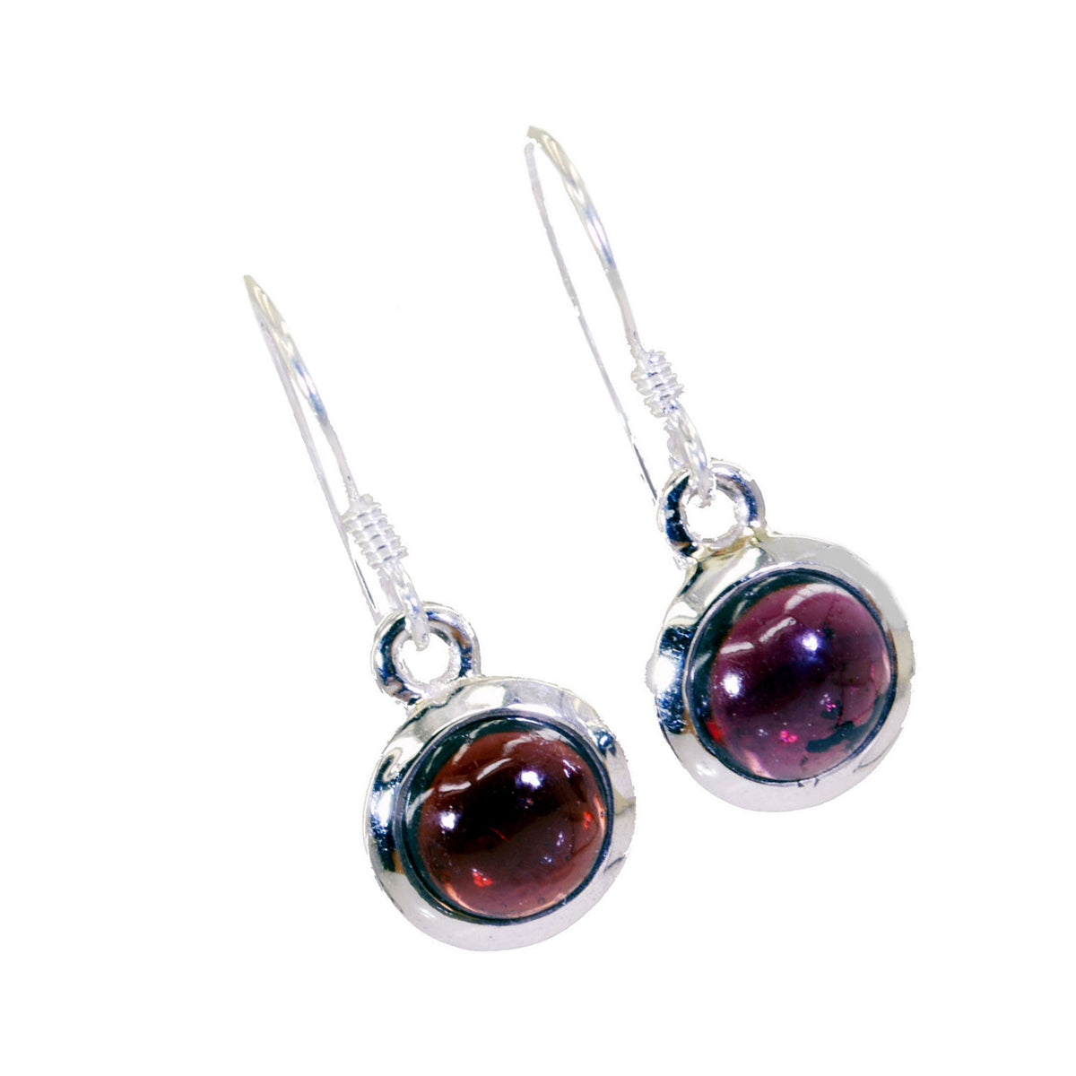 Garnet-African-Sarah-Solitaire-Dangle-Red-92.5-Silver-Earring