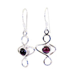 Garnet-Turkish-Hina-Solitaire-Dangle-Red-92.5-Silver-Earring