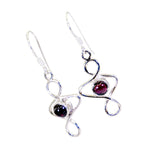 Garnet-Turkish-Hina-Solitaire-Dangle-Red-92.5-Silver-Earring