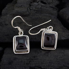 Garnet-Italian-Eva-Solitaire-Dangle-Red-925-Sterling-Silver-Earring