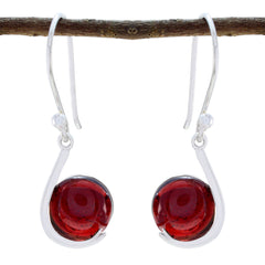 Garnet-Japanese-Audrey-Solitaire-Dangle-Red-925-Sterling-Silver-Earring