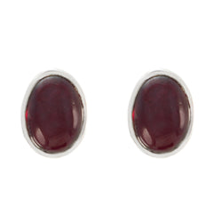 Garnet-Latin-American-Carla-Solitaire-Stud-Red-Sterling-Silver-Earring