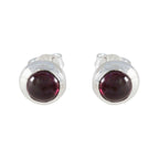Garnet-African-Clara-Solitaire-Stud-Red-Sterling-Silver-Earring