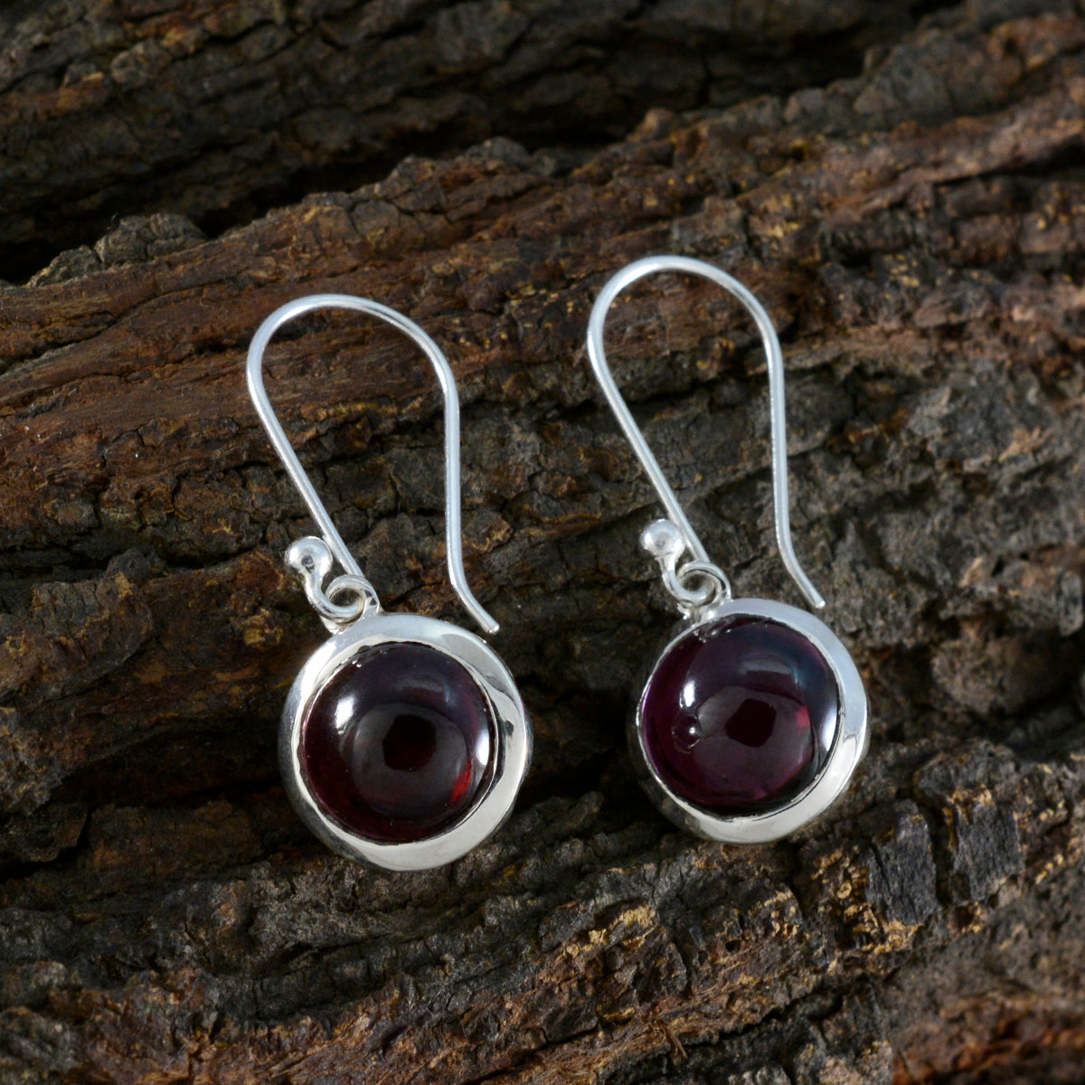 Garnet-Japanese-Ava-multiple-Dangle-Red-925-Silver-Earring