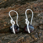 Garnet-African-Lucia-Solitaire-Dangle-Red-925-Silver-Earring
