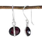 Garnet-African-Lucia-Solitaire-Dangle-Red-925-Silver-Earring