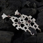 Garnet-Indian-Siti-multiple-Stud-Red-925-Silver-Earring