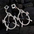 Garnet-Indian-Liyana-multiple-Stud-Red-Sterling-Silver-Earring