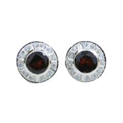 Garnet-Australian-Bianca-multiple-Stud-Red-925-Silver-Earring