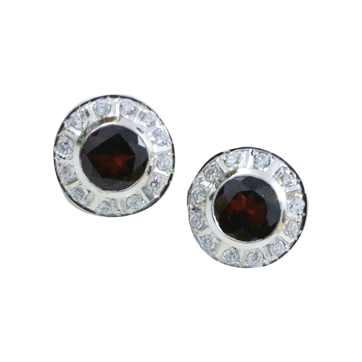 Garnet-Australian-Bianca-multiple-Stud-Red-925-Silver-Earring