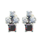 Garnet-Spanish-Camila-multiple-Stud-Red-Sterling-Silver-Earring