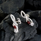 Garnet-Russian-Ana-multiple-Stud-Red-925-Silver-Earring