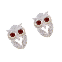 Garnet-Middle-Eastern-Hanna-multiple-Stud-Red-925-Silver-Earring