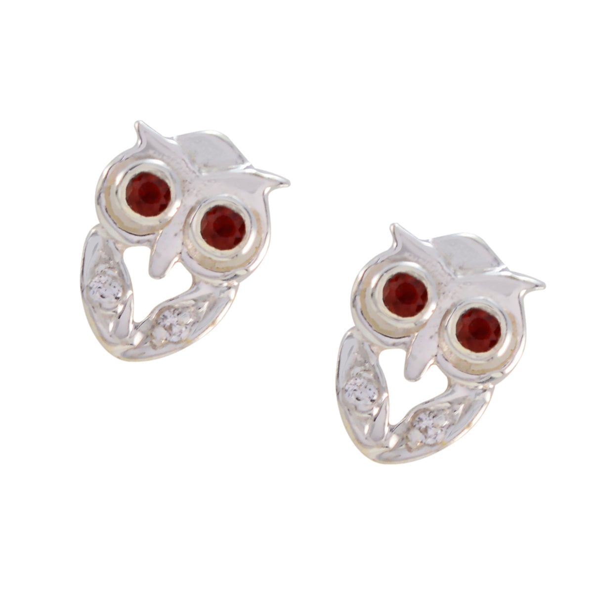 Boucles d'oreilles Hanna en argent 925 rouge avec grenat du Moyen-Orient Image secondaire du produit