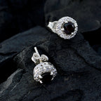 Garnet-French-Charlotte-multiple-Stud-Red-Silver-Earring