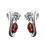 Garnet-Russian-Clara-multiple-Stud-Red-92.5-Silver-Earring