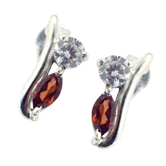 Garnet-Russian-Clara-multiple-Stud-Red-92.5-Silver-Earring