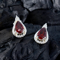Garnet-Egyptian-Isla-multiple-Stud-Red-Sterling-Silver-Earring